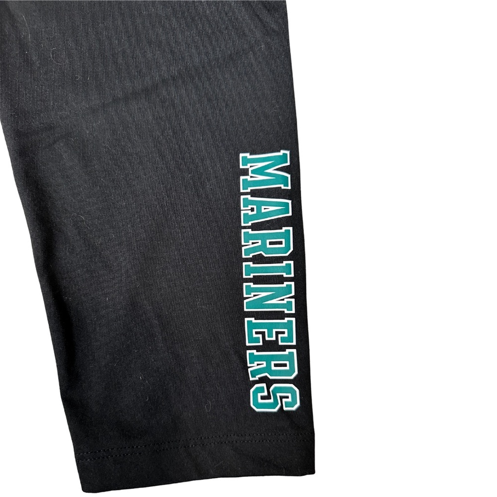 RARE! EUC! Pink Victoria’s Secret Seattle Mariners Black Leggings Size Large - Picture 3 of 12